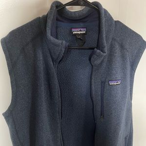 Patagonia Men's Better Sweater® Fleece Vest in New Navy Size L